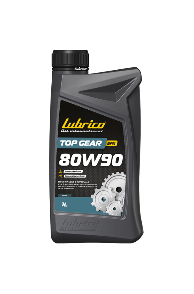 კბილან. ზეთი LUBRICO TOP GEAR EPX 80W-90 1 LT